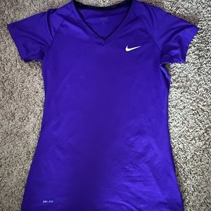 Purple Nike shirt